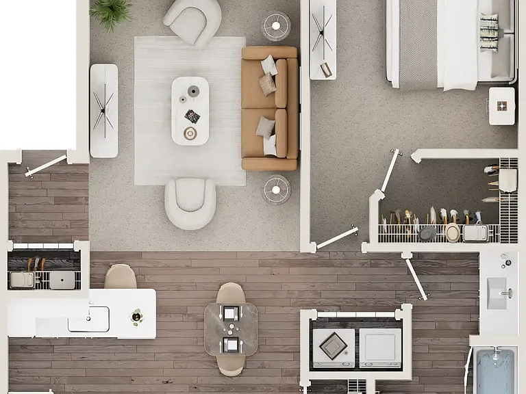 A1 | 1 Bedroom 1 Bath | The Orchards at Cherry Creek Park Apartments in Centennial, CO A1 | 1 Bedroom 1 Bath | The Orchards at Cherry Creek Park Apartments in Centennial, CO