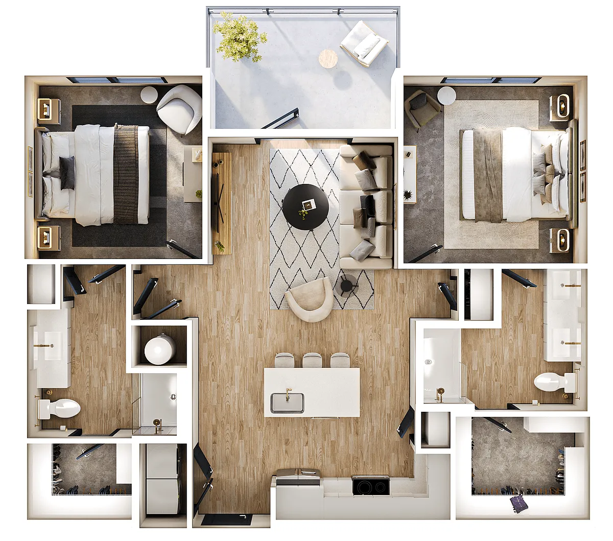 Floor plan B1