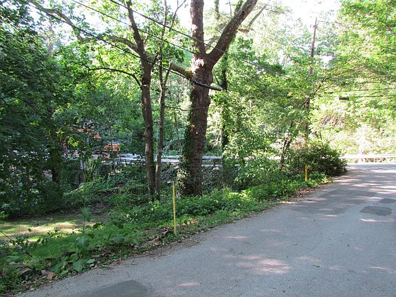 View of Chestnut Lane from front of the house. Looking toward Woodward Road.