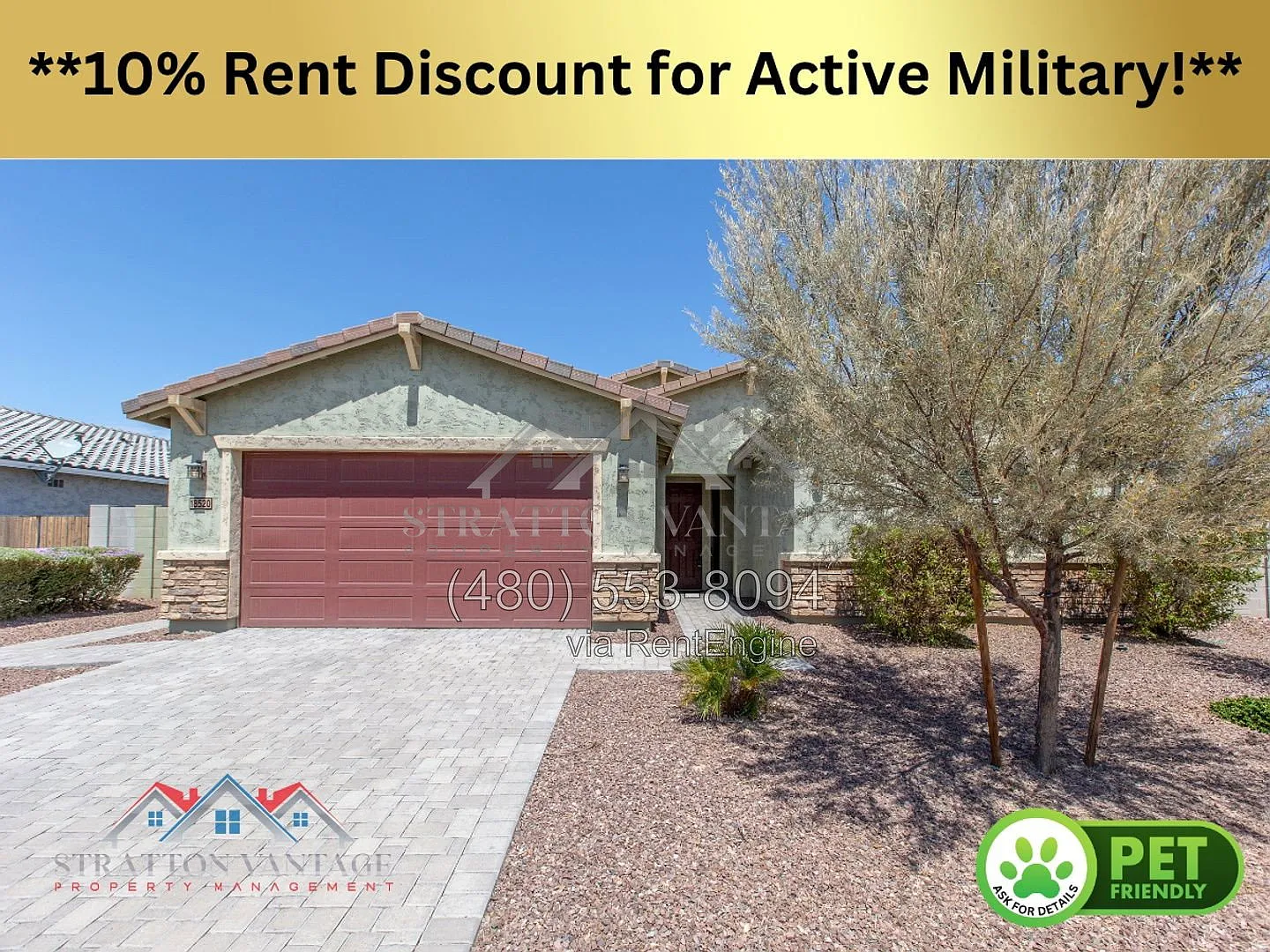 4 bed, 2.5 bath, 2480 sqft, $2,495 — Photo 1