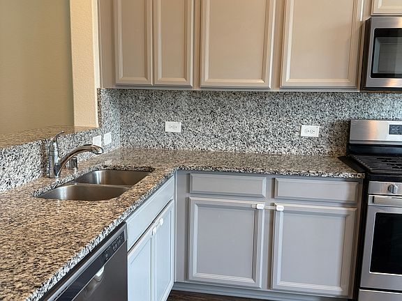 Granite countertops in a beautiful kitchen