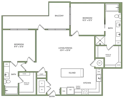 Floor plan B6