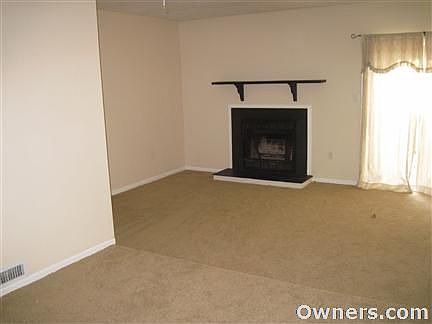 cozy up to a fire ... step-down living room