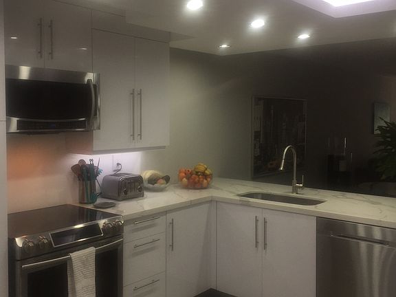 Bright kitchen space