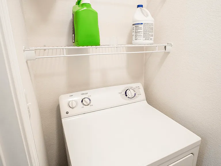 Convenient in-home washer and dryer