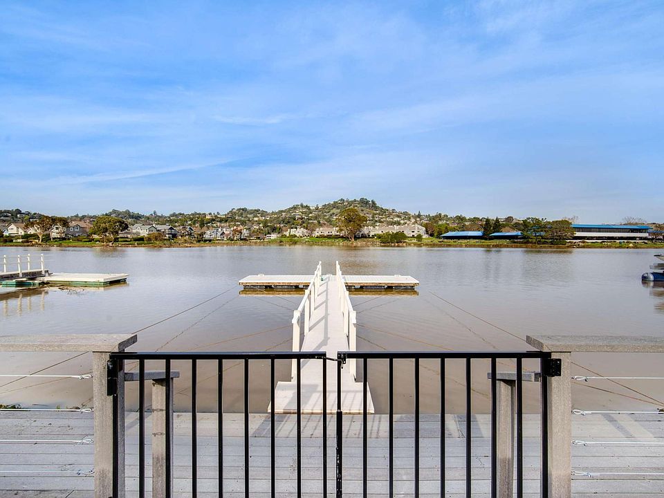 View from the living, dining and primary bedroom