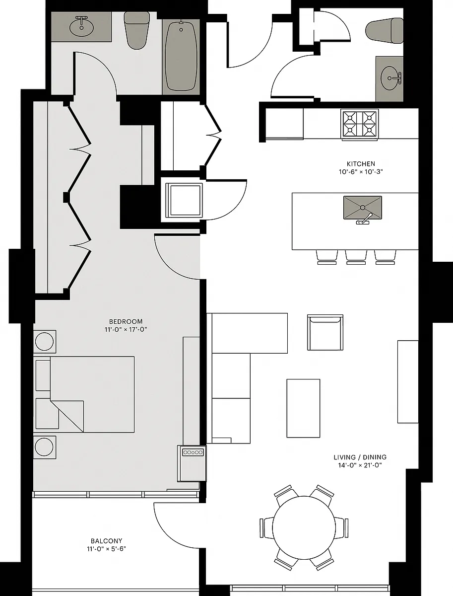 Floor plan Plan 04B