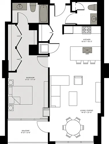 Floor plan Plan 04B