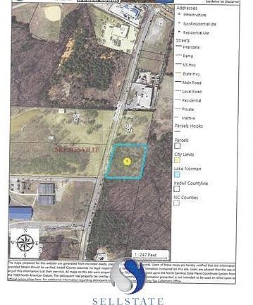 Lake Norman High School across from lot. Tons of drive by activity.