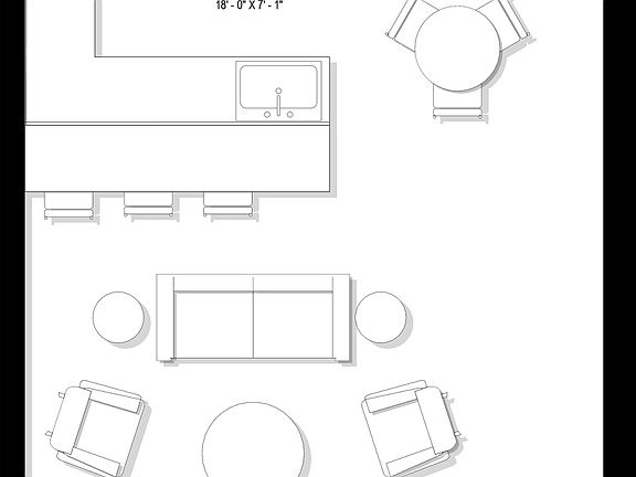 Sader Two bedroom (middle section) layout