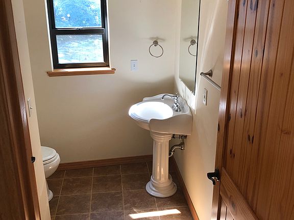 Half bath at entry
