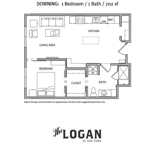 Floor plan Downing