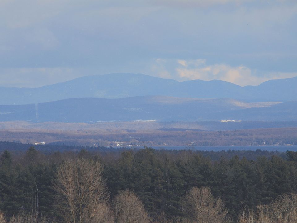 This is your view over Lake Champlain.