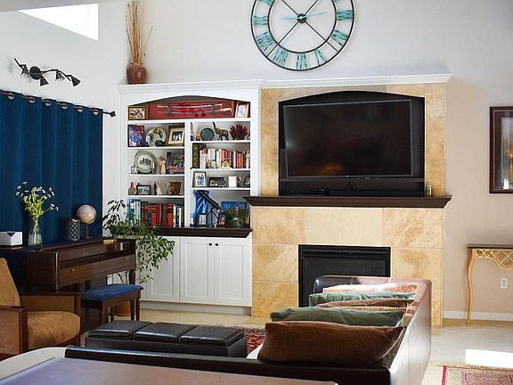 Living room- vaulted ceiling