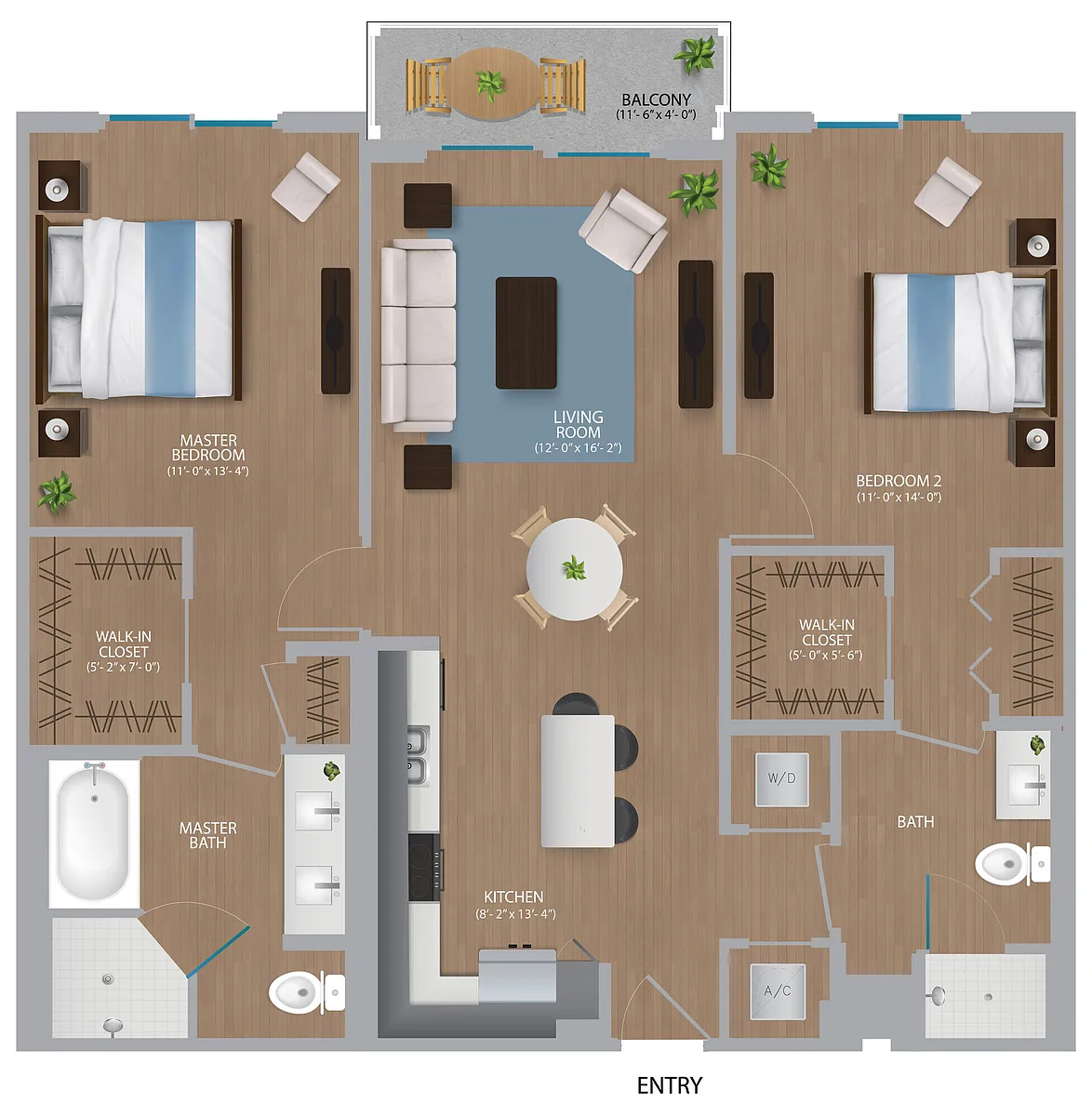 Floor plan B2a