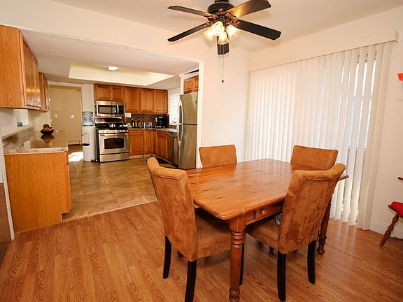      Opens into dining room