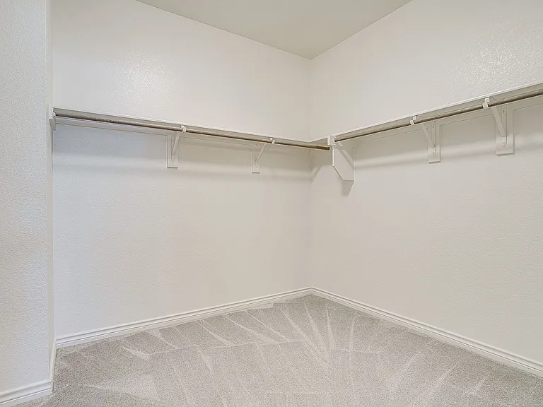 Master walk-in closet