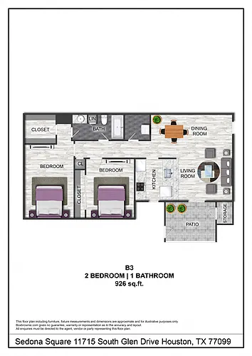 Floor plan B3