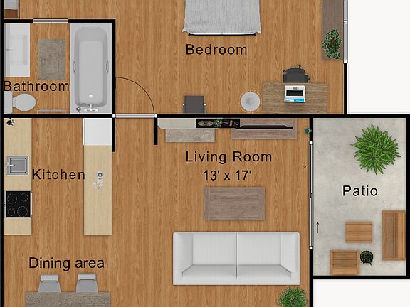 5th image of 1740-1750 Hanover Dr #101
