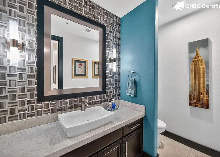Guest powder room