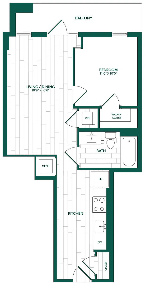 Floor plan B01