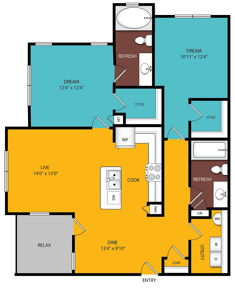 Floor plan B1