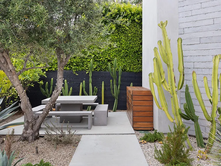 Another outdoor corner for quiet contemplation or quality time with friends.