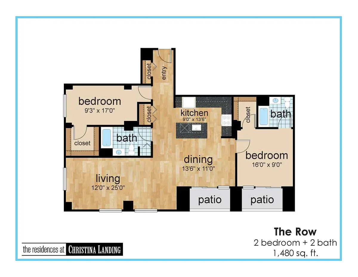 Floor plan Row