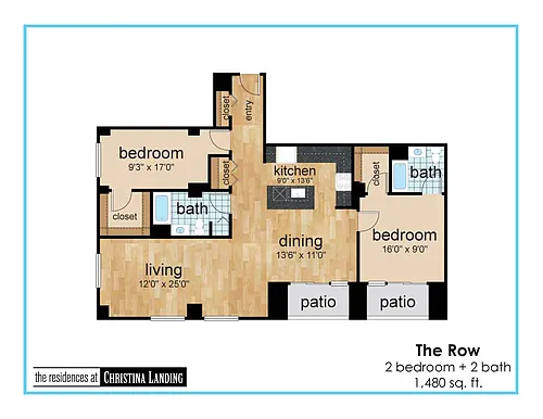 Floor plan Row