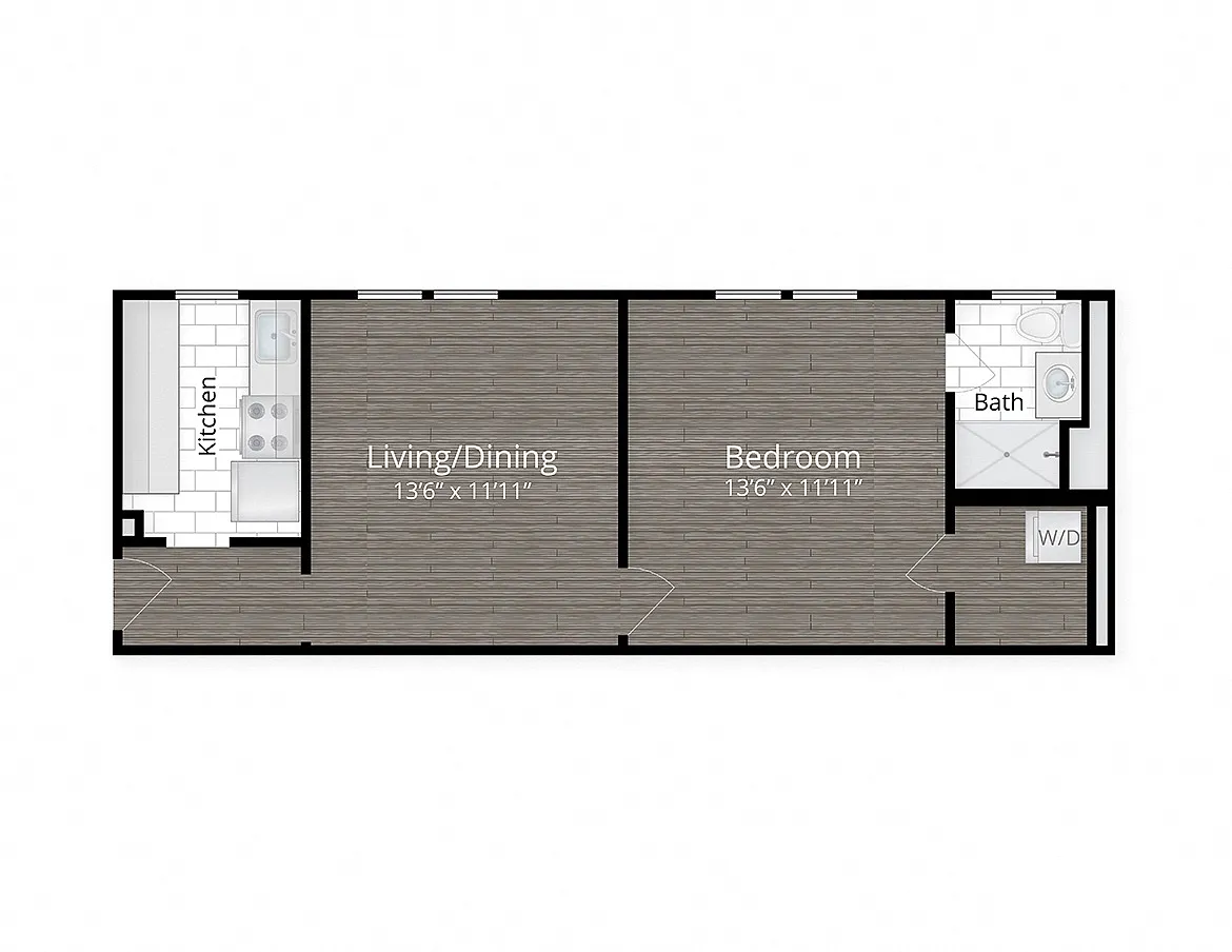 Floor plan One Bedroom