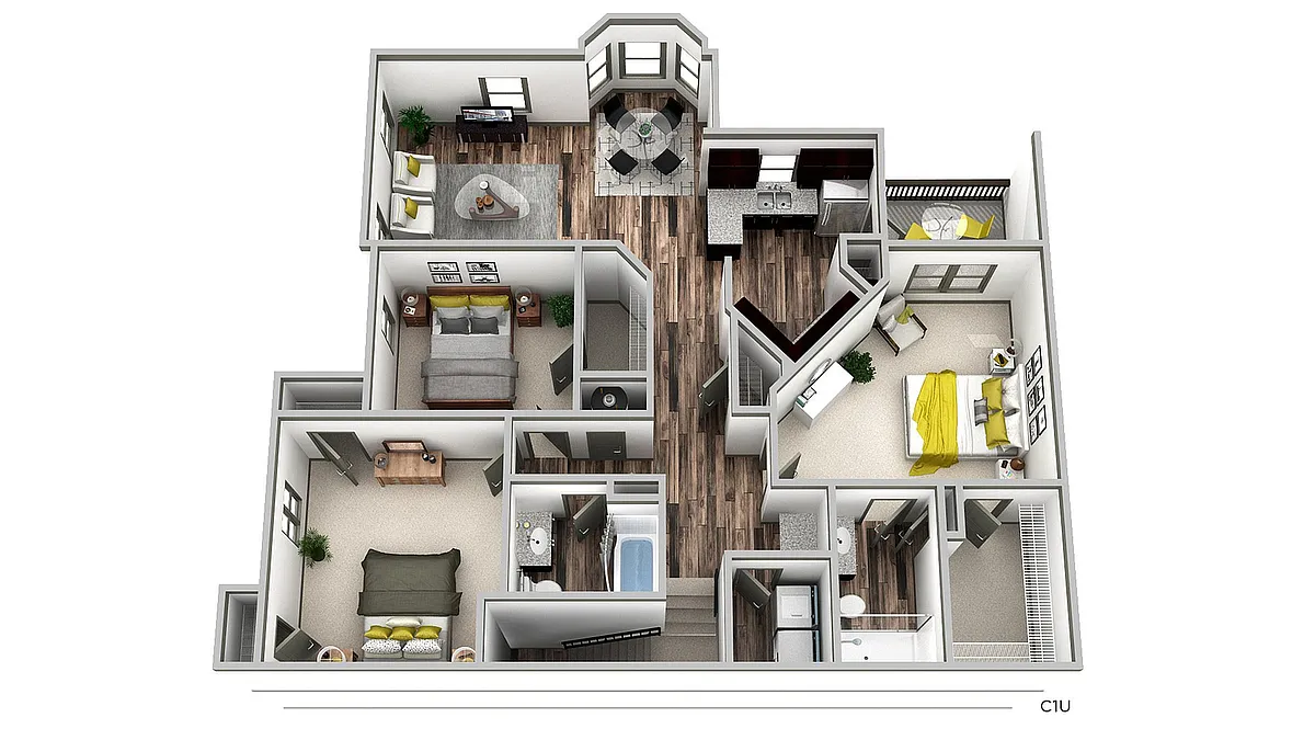 Floor plan C1U