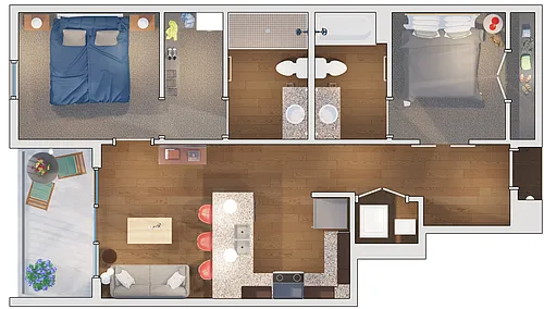 Floor plan B7