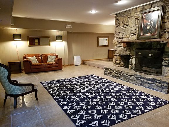 Massive Stone Fireplace