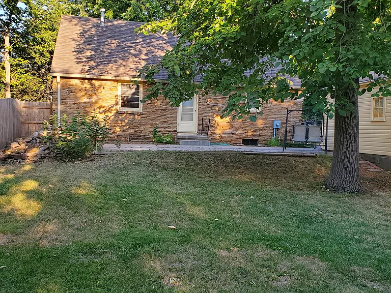 Backyard and patio