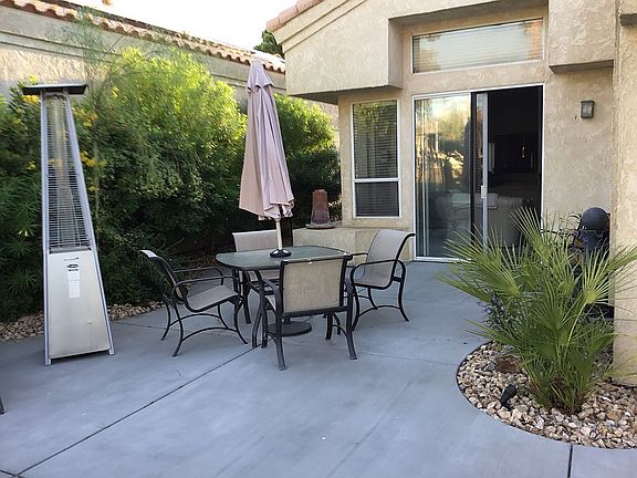 New patio and landscaping