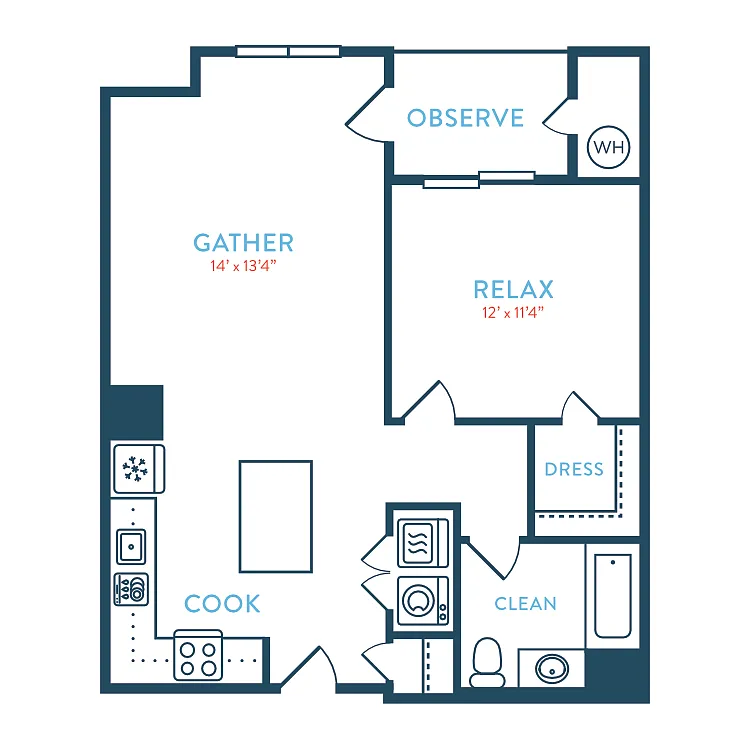 Floor plan 812 Tea House A9