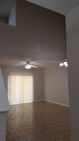 Living room with Vaulted Ceilings
