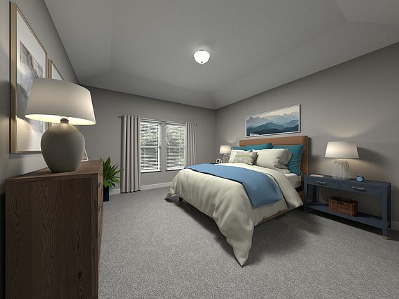 The primary suite offers a private retreat.