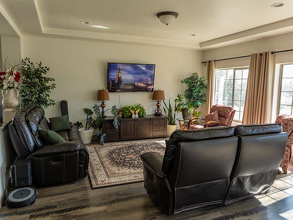 View of the large living room on the first floor