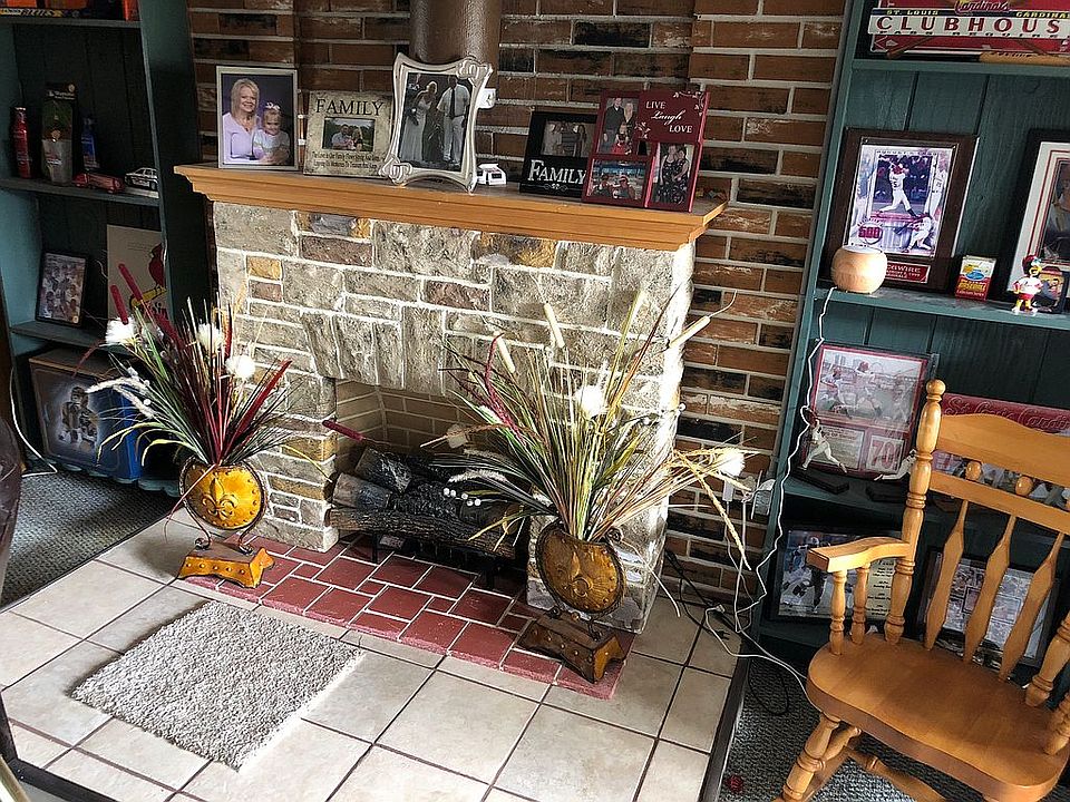 Electric fireplace basement