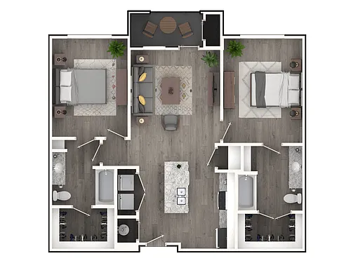 Floor plan B1