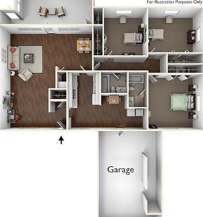 All renters can live here! 
No Military Affiliation Needed!