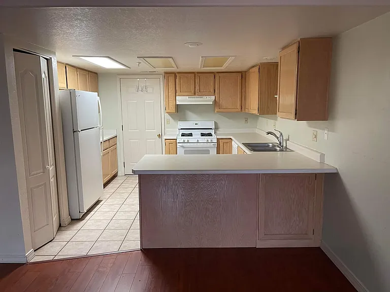 Kitchen view from dining room