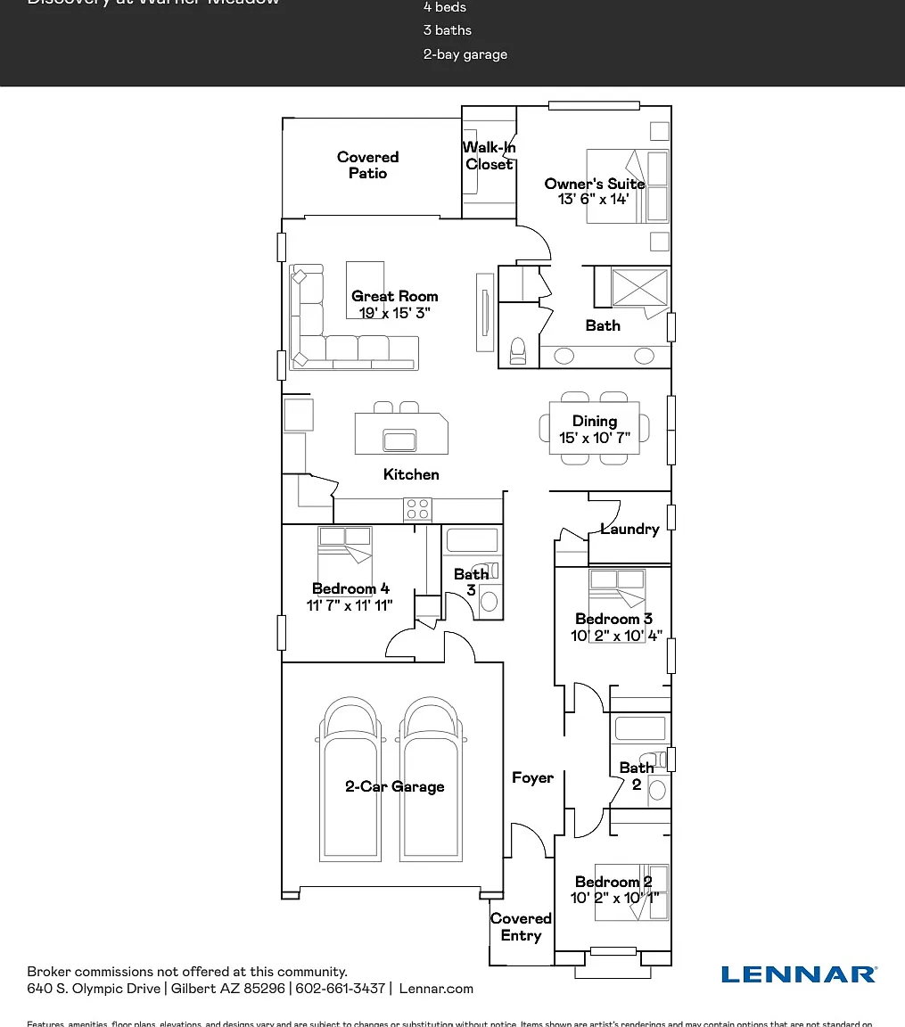 4 bed, 1943 sqft, $2,850 — Photo 2