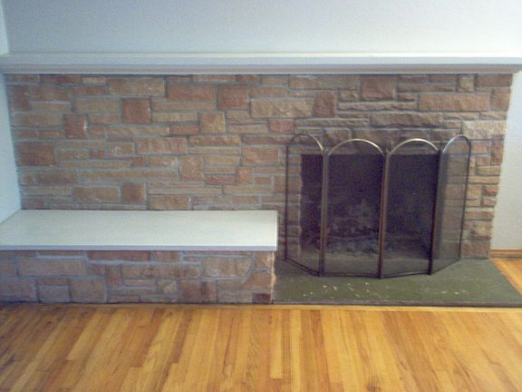 Brick Fireplace