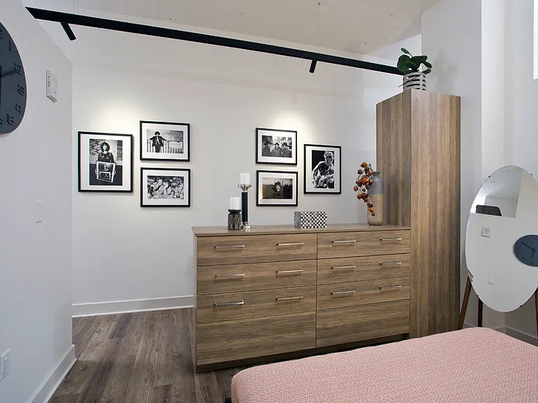 Included Built-in Dresser in Model 305