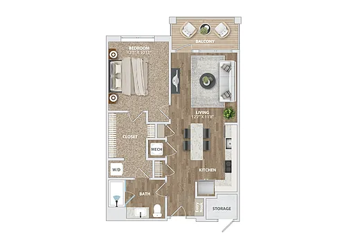 Floor plan A3A