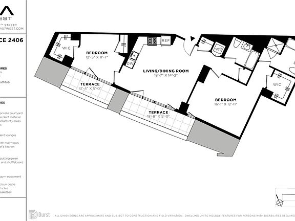 2nd image of 625 W 57th St APT 2406