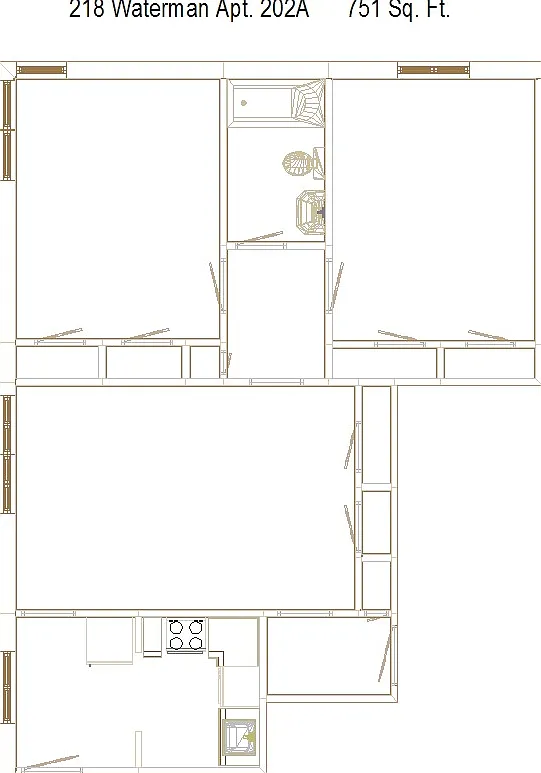2 bed, 751 sqft, $2,000 — Photo 2