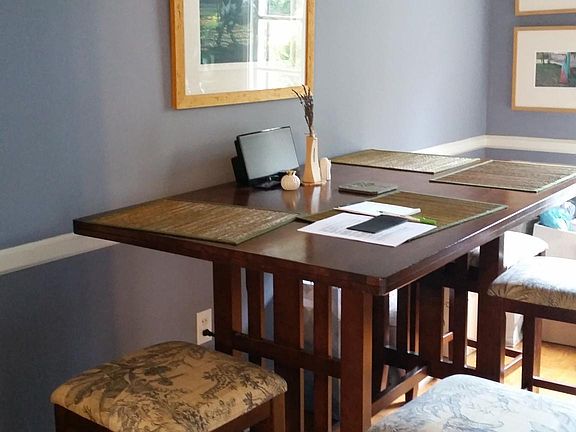 dining room, not furnished